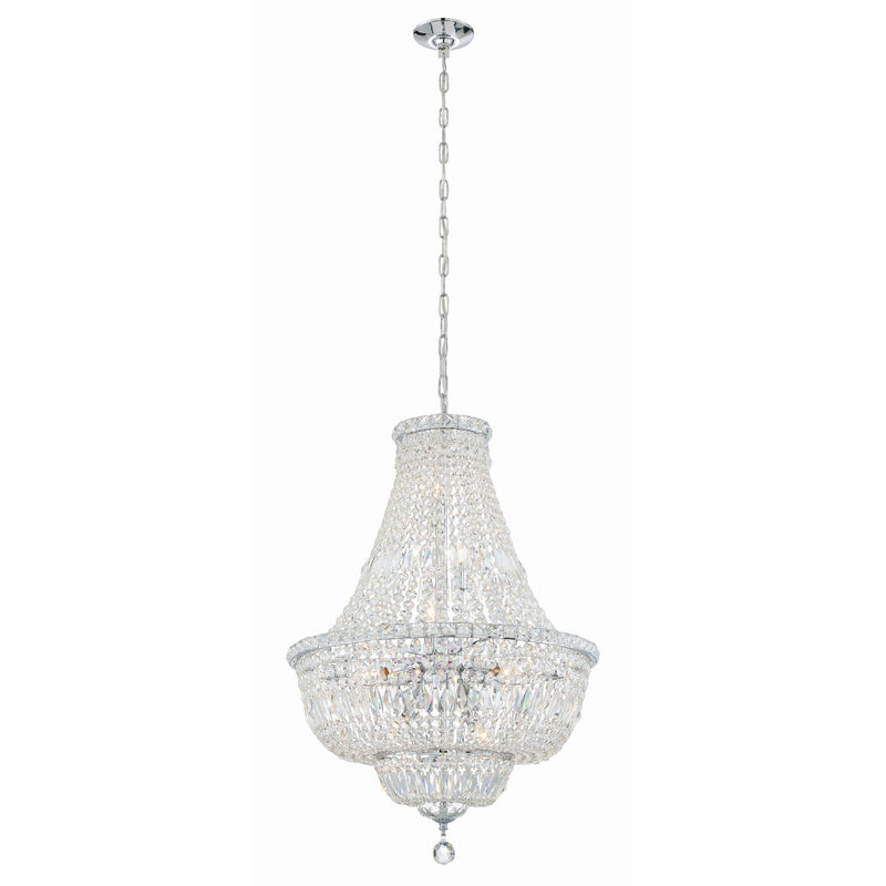 Roslyn 9 Light 22" Chandelier in Polished Chrome
