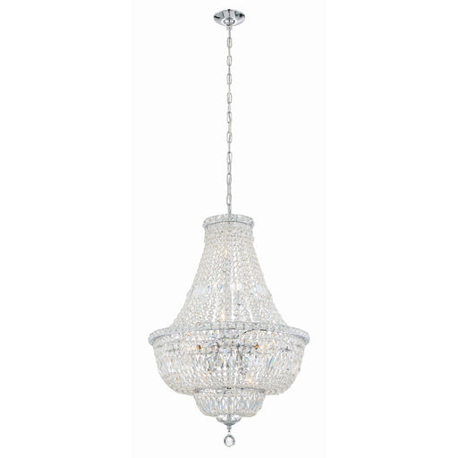 Roslyn 9 Light 22" Chandelier in Polished Chrome