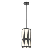 Royston 1 Light 7" Pendant in Black
