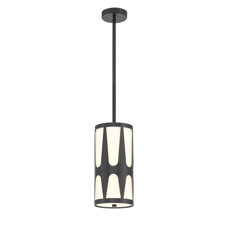 Royston 1 Light 7" Pendant in Black