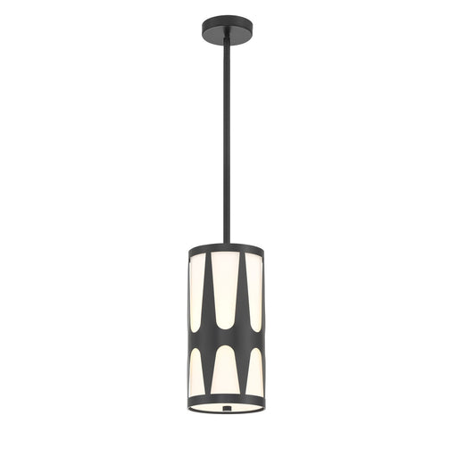 Royston 1 Light 7" Pendant in Black