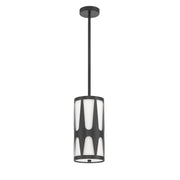 Royston 1 Light 7" Pendant in Black
