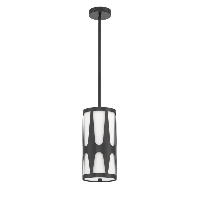 Royston 1 Light 7" Pendant in Black