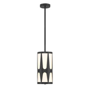 Royston 1 Light 7" Pendant in Black