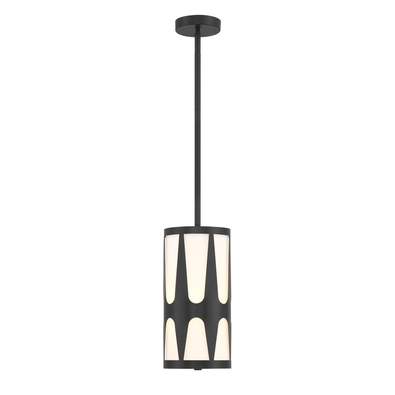 Royston 1 Light 7" Pendant in Black