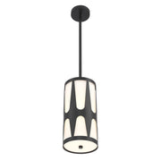 Royston 1 Light 7" Pendant in Black