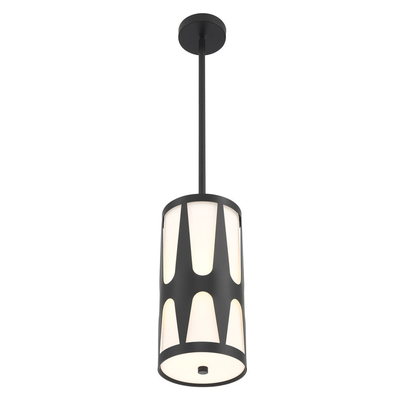 Royston 1 Light 7" Pendant in Black