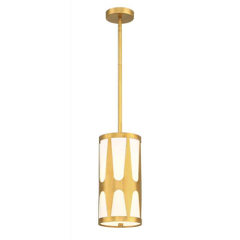 Royston 1 Light 7" Pendant in Antique Gold