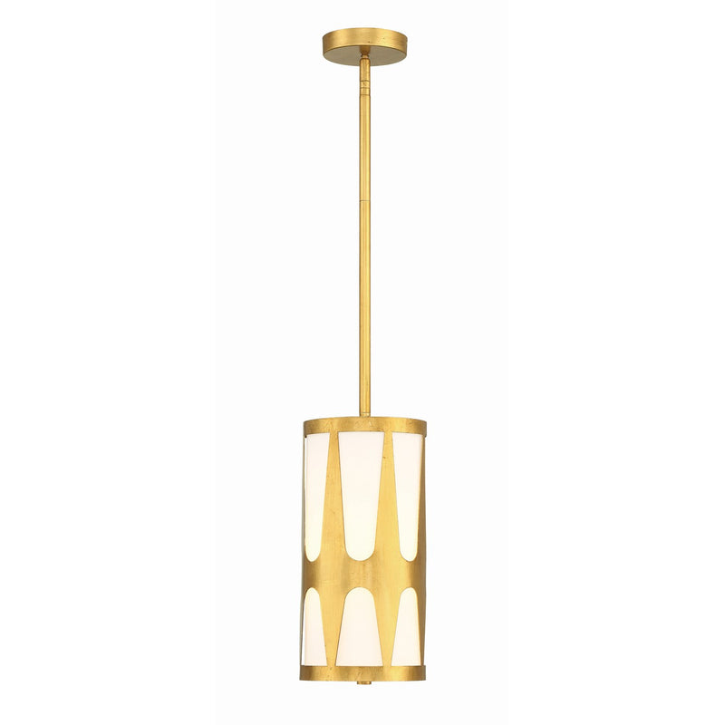 Royston 1 Light 7" Pendant in Antique Gold