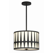 Royston 3 Light 15" Pendant in Black