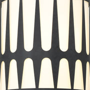 Royston 4 Light 17" Pendant in Black