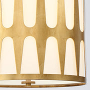 Royston 4 Light 17" Pendant in Antique Gold