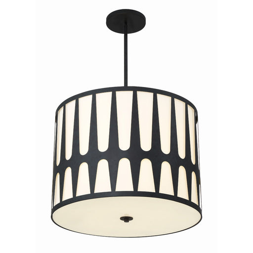 Royston 5 Light 24" Pendant in Black