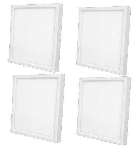 Warm White 6" Square Slim LED Recessed Light in White