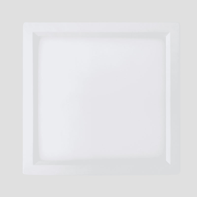 Warm White 6" Square Slim LED Recessed Light in White