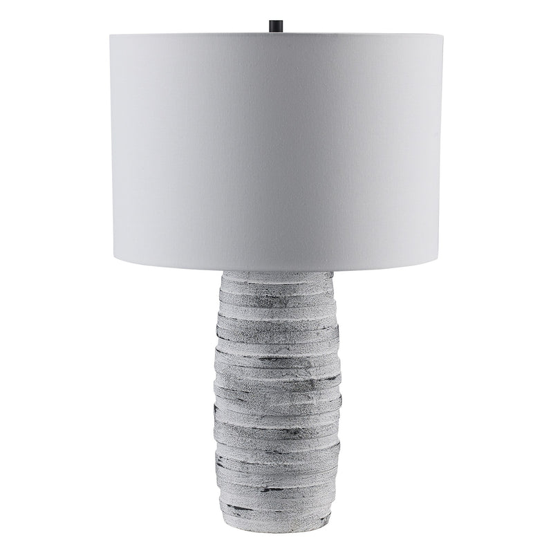 Garrison 1-Light 30" Table Lamp in Gray