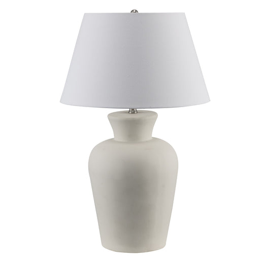 Clarisse 28" Table Lamp in White