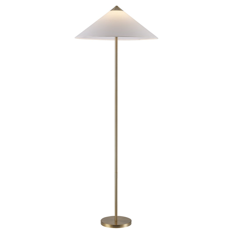 Westview 66" Gold Top Floor Lamp in Antique Gold