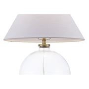 Clear Base 18.5" Table Lamp in Clear