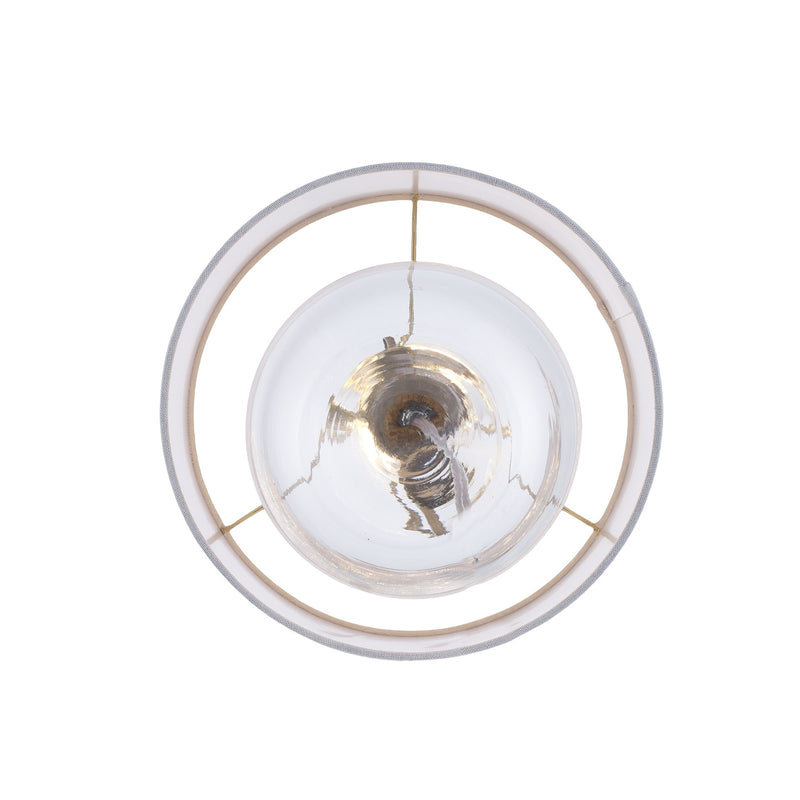 Clear Base 21" Table Lamp in Clear