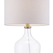 Clear Base 23" Table Lamp in Clear