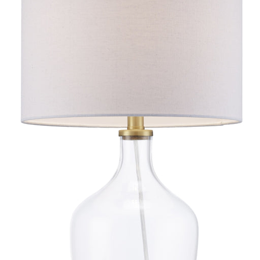 Clear Base 23" Table Lamp in Clear