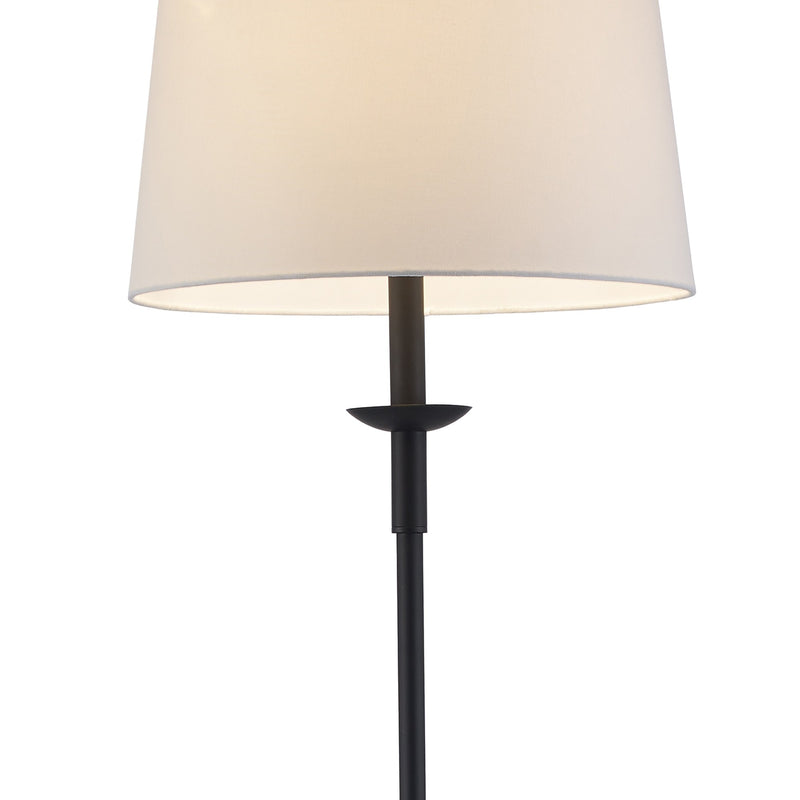 Ryn 63" Bowl Floor Lamp in Black