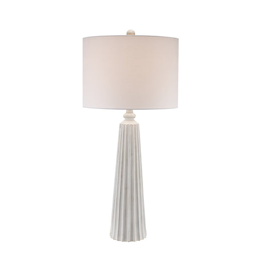 Higgins 1-Light 19" Table Lamp in White