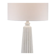 Higgins 1-Light 19" Table Lamp in White