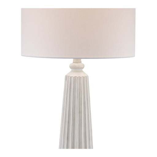 Higgins 1-Light 19" Table Lamp in White