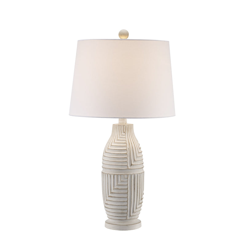Varden 12.75" Table Lamp in White