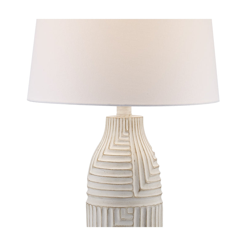 Varden 12.75" Table Lamp in White
