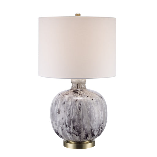 Dee 14" Accent Table Lamp in Blue / Gray