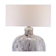 Dee 14" Accent Table Lamp in Blue / Gray