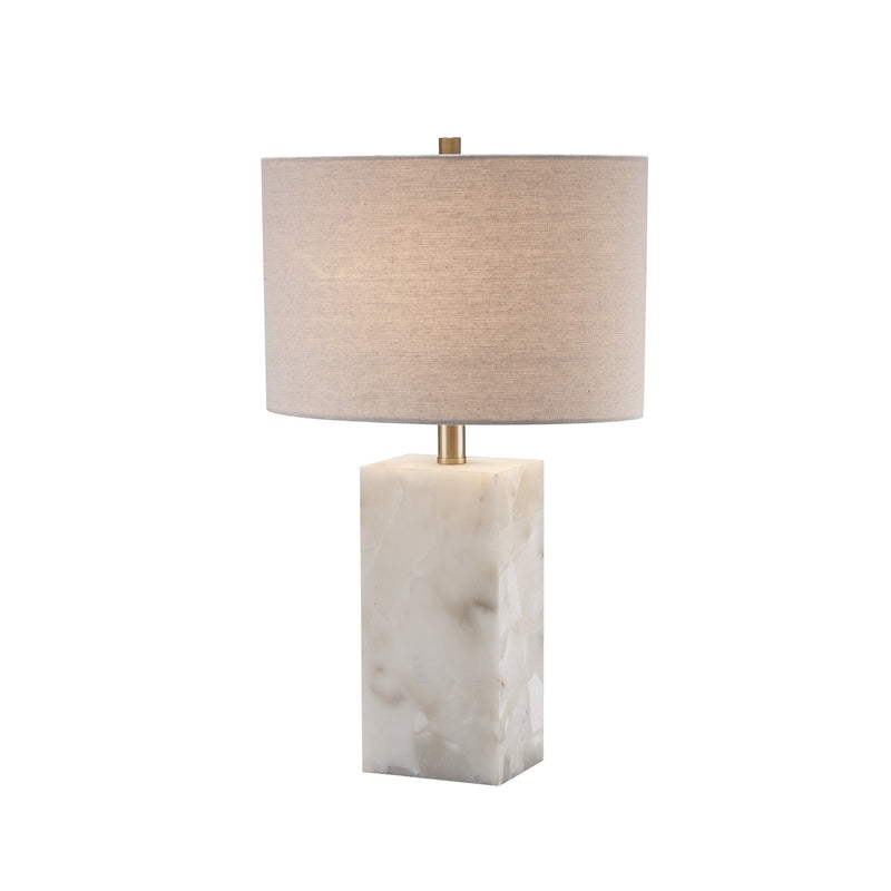 Romeria 11" Table Lamp in White