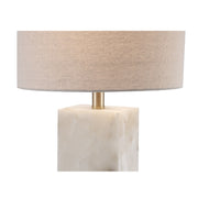 Romeria 11" Table Lamp in White