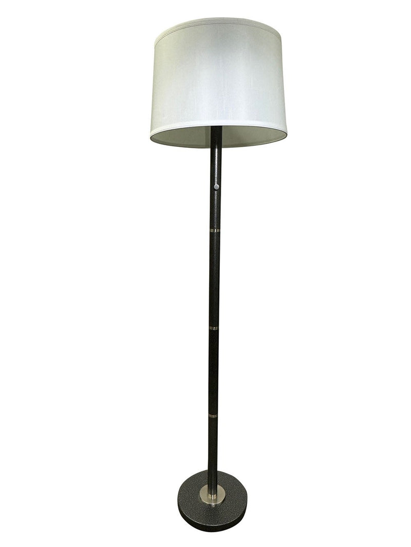Rupert 62" Three-Light Floor Lamp in Supreme Silver
