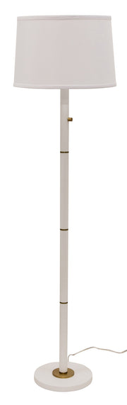 Rupert 62" Three-Light Floor Lamp in White