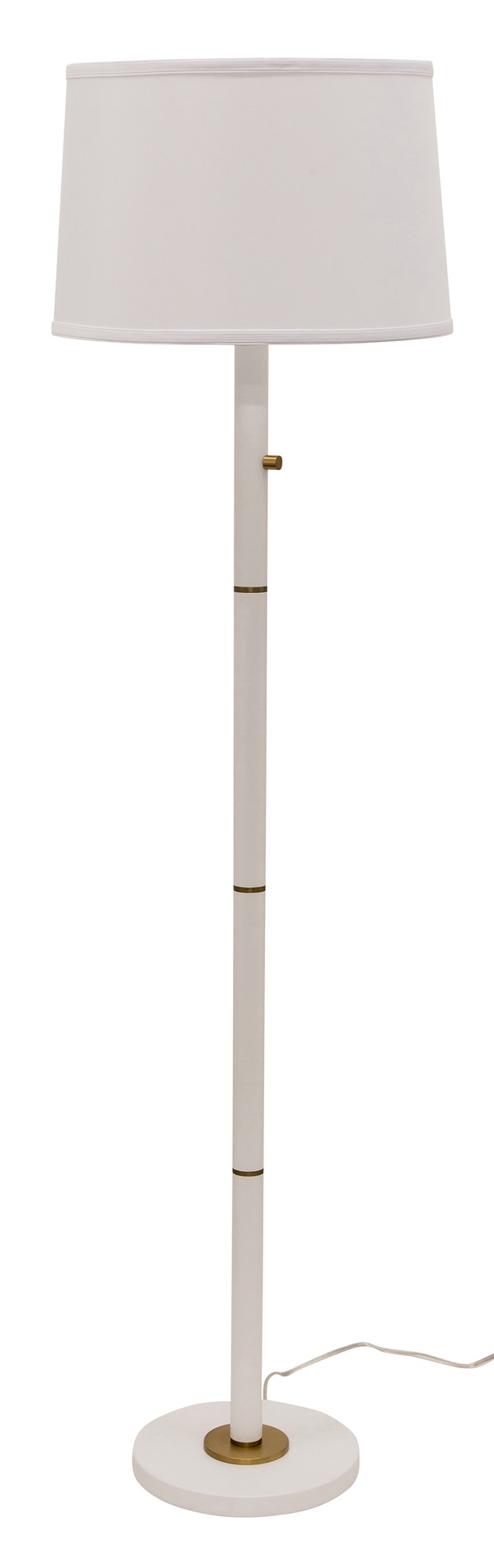 Rupert 62" Three-Light Floor Lamp in White