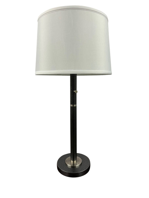 Rupert 30.5" Table Lamp with USB Port in Supreme Silver