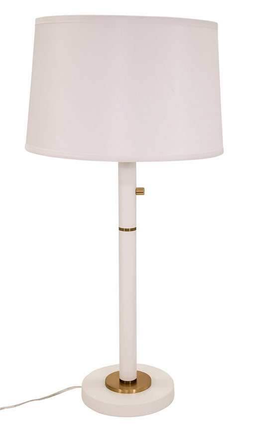 Rupert 30.5" Table Lamp with USB Port in White