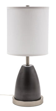 Rupert 21" Table Lamp with USB Port in Granite