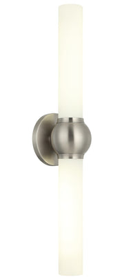 Pierce 2-Light Wall Sconce in Brushed Nickel