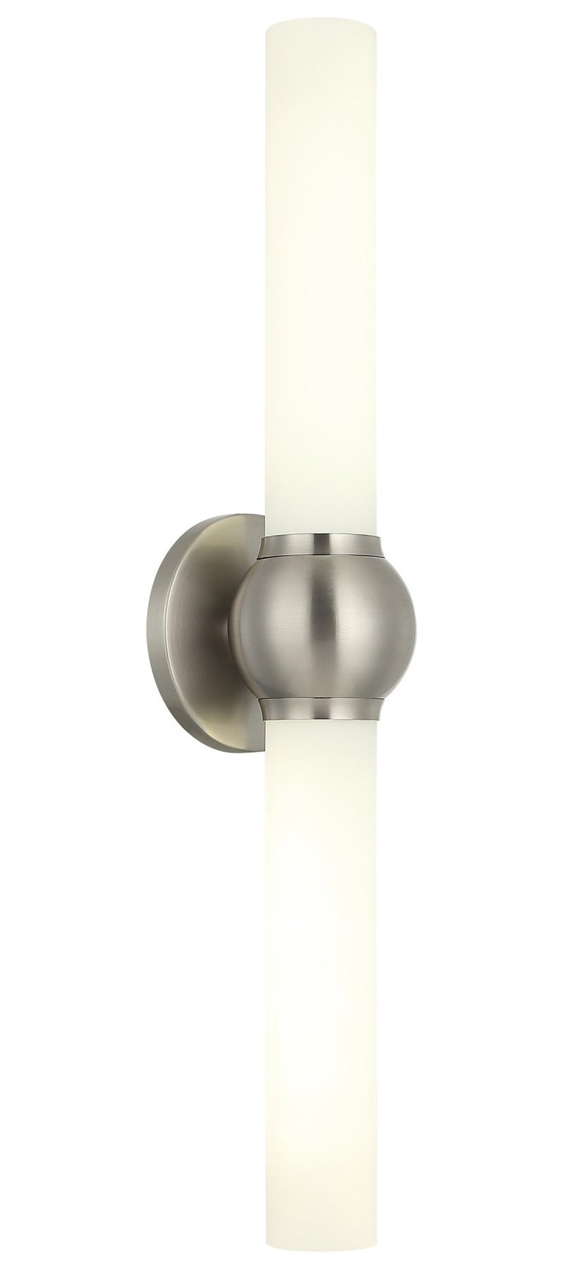 Pierce 2-Light Wall Sconce in Brushed Nickel