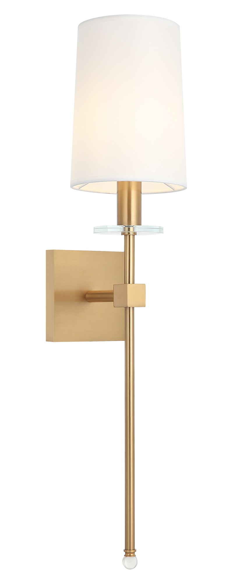 Fairburn 26" Wall Sconce in Aged Gold Brass