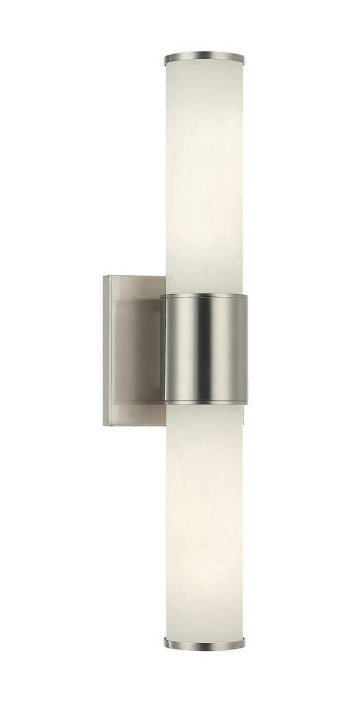 London 2-Light Wall Sconce in Brushed Nickel