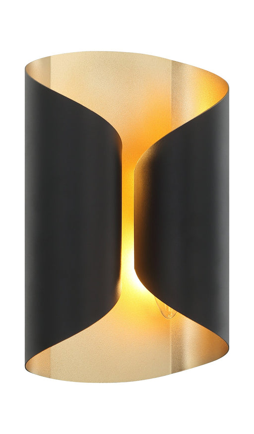 Ripcurl 7" 2-Light Wall Sconce in Matte Black
