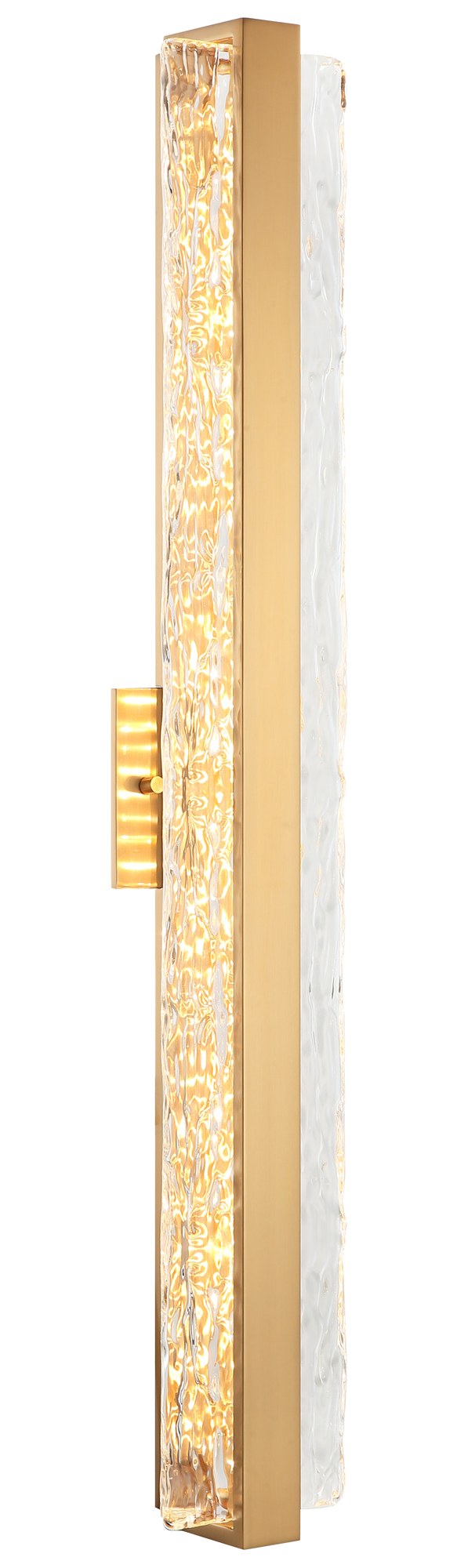 Niagara 32" 2-Light LED Bath Sconce in Aged Gold Brass