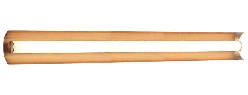 Norvan 29.5" 2-Light LED Bath Vanity Light in Aged Gold Brass