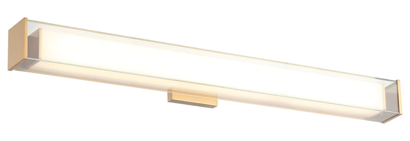 Cardenne 31.5" 2-Light LED Bath Vanity Light in Aged Gold Brass